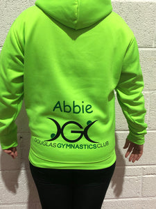 Hoodies - Neon green personalized Hoodie